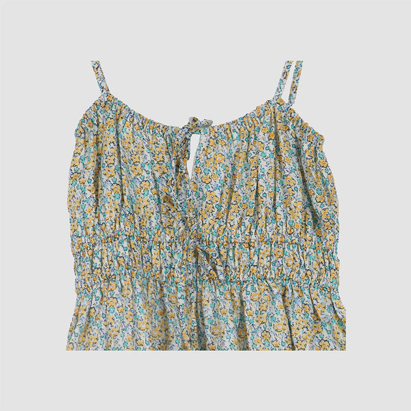 Multicolor Shivka Sabinosa Floral Print Mini Dress