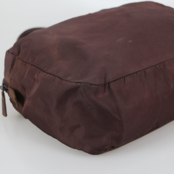Tessuto Nylon Top Handle Bag