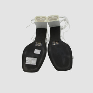 White Leather Sandals