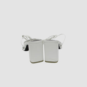 White Leather Sandals