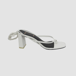 White Leather Sandals