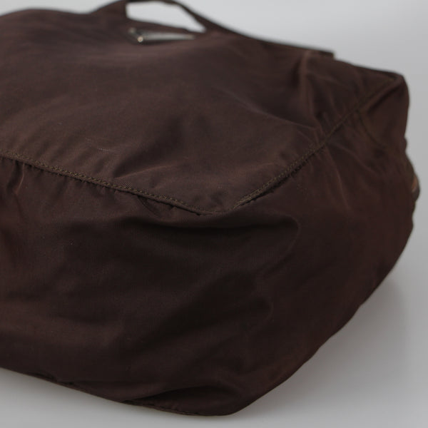 Tessuto Nylon Front Pocket Shopper Tote