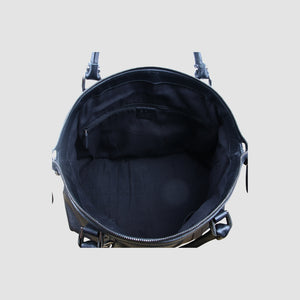 Leather GG Charm Dome Satchel