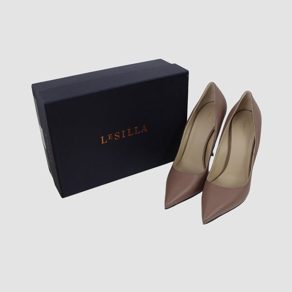 Leather Spiral Heel