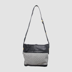 Monogram Printed Leather Handbag