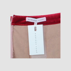 Endless Rose Pale Pink Red Waste Line Skirt