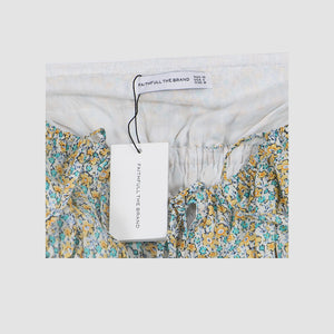 Multicolor Shivka Sabinosa Floral Print Mini Dress