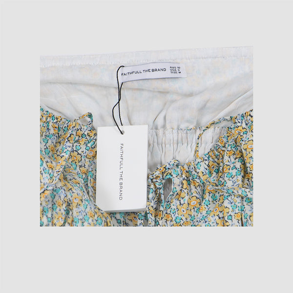 Multicolor Shivka Sabinosa Floral Print Mini Dress