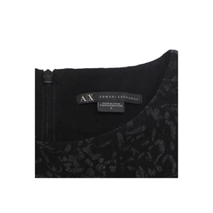 Armani Exchange Black SLeeveless Midi Dress