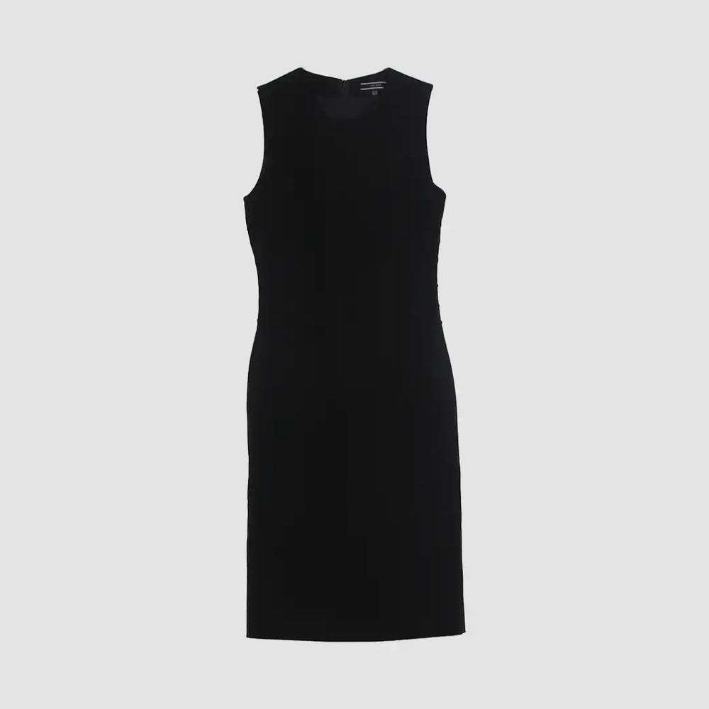 Joseph Black Sleevless Midi Dress
